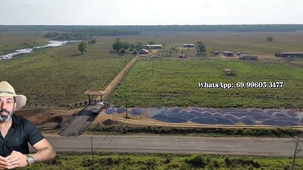 Fazenda a venda de 3.600 há, 48 km de Porto Velho, capital de Rondônia 
