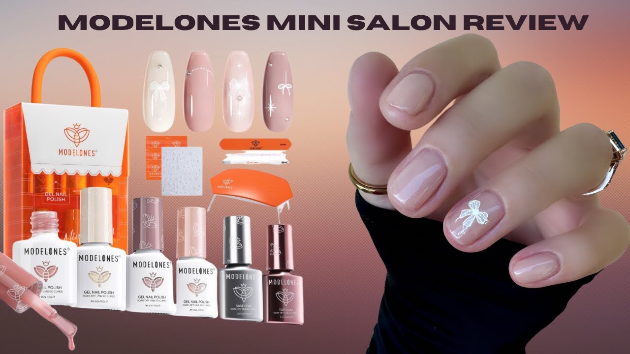 Modelones NEW Gel Mini Salon Review | Your Nails But Better | Beginner Friendly