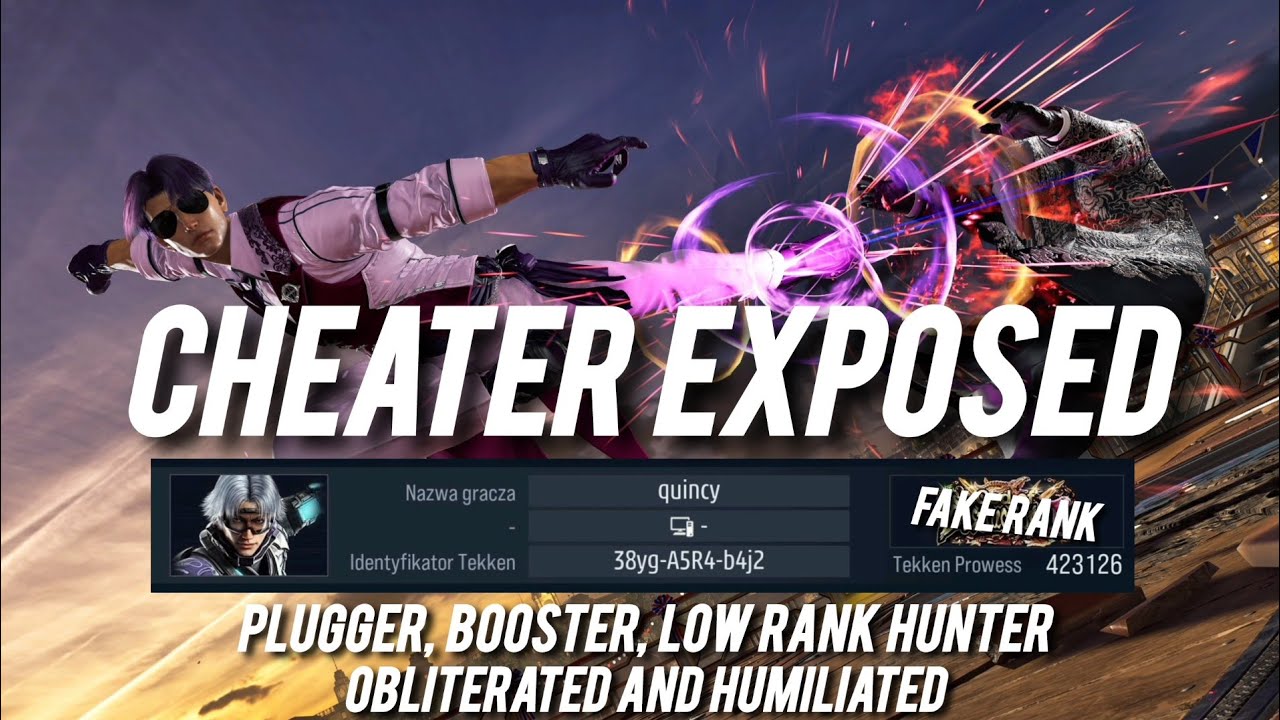 TEKKEN 8 | CHEATER EXPOSED FOR RANK BOOSTING AND LOW RANK HUNTING