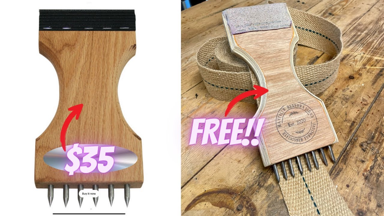 SAVE MONEY - MAKE your own Upholstery Webbing Stretcher