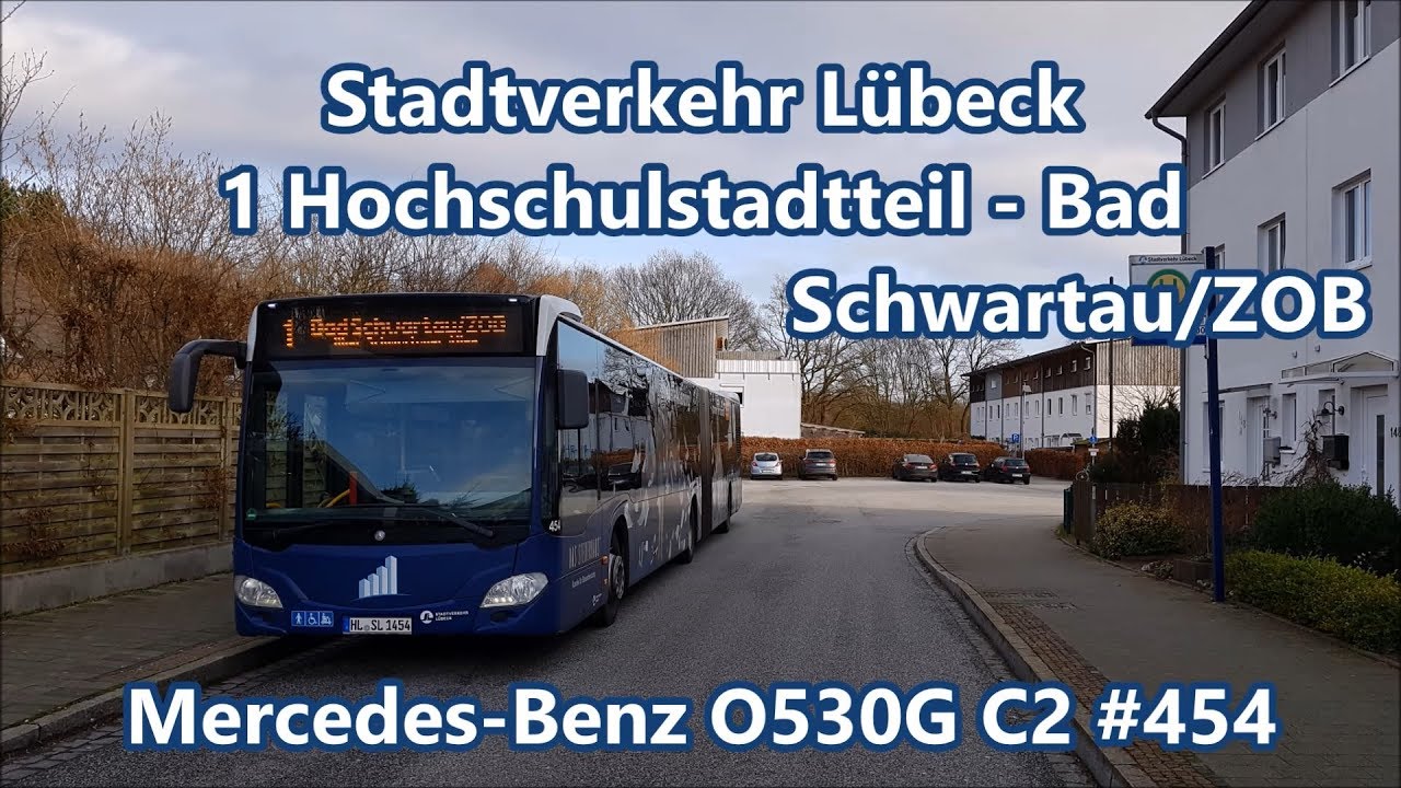 Stadtverkehr Lübeck - Linie 1, Mercedes-Benz O530G C2 #454