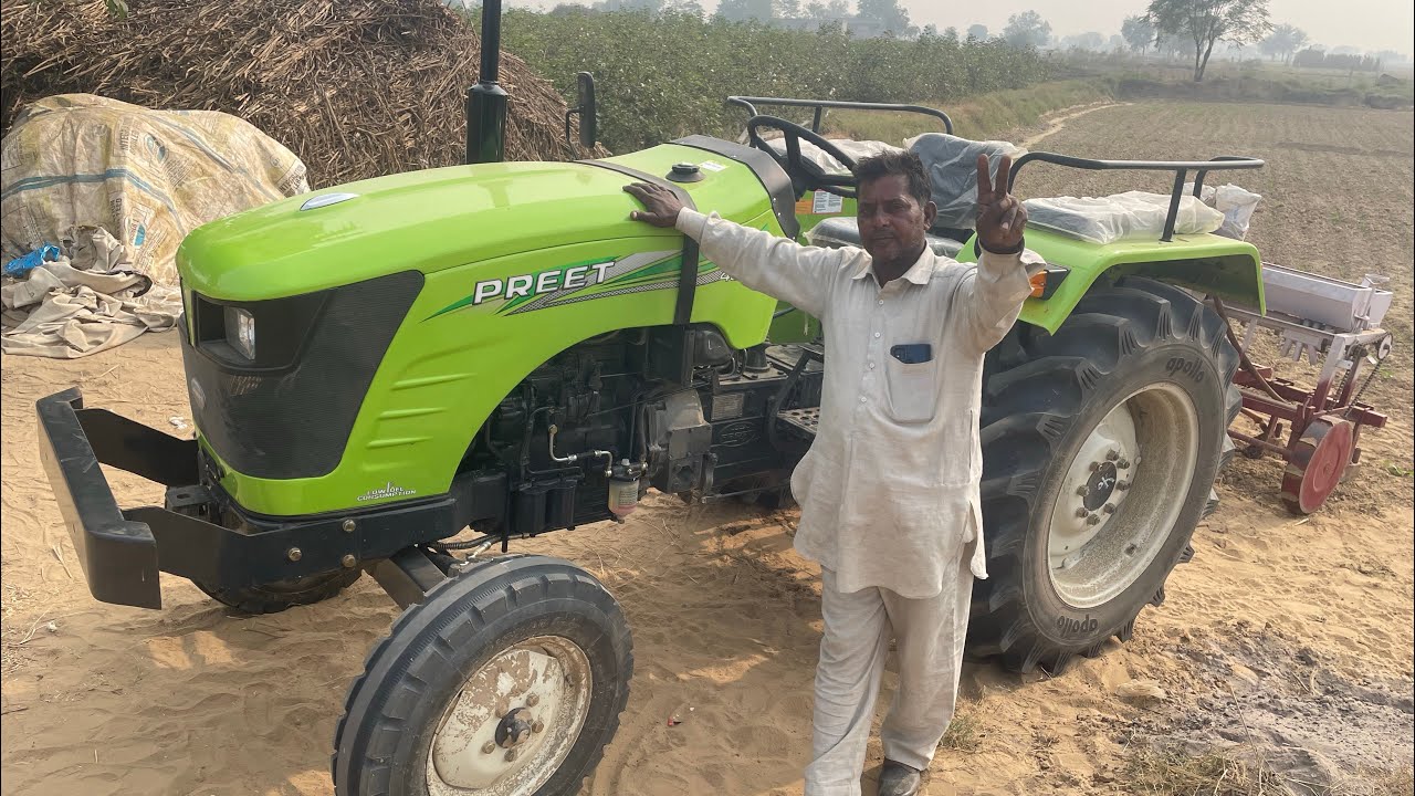 आपने ऐसा  चतुर किसान भाई देखा है जिसने PREET TRACTOR 🚜 45 HP लेते ही 2 लाख का नफा कर लिया 😱