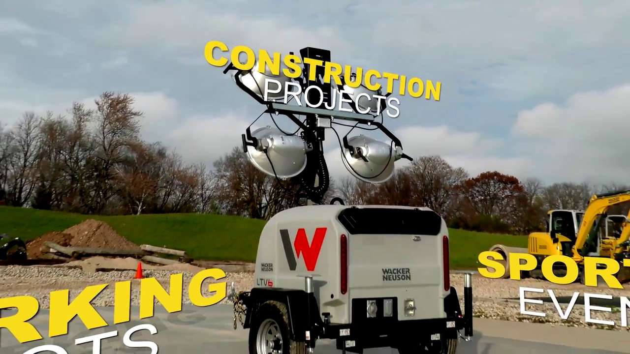 Wacker Neuson LTV Light Towers   Compact Vertical Mast