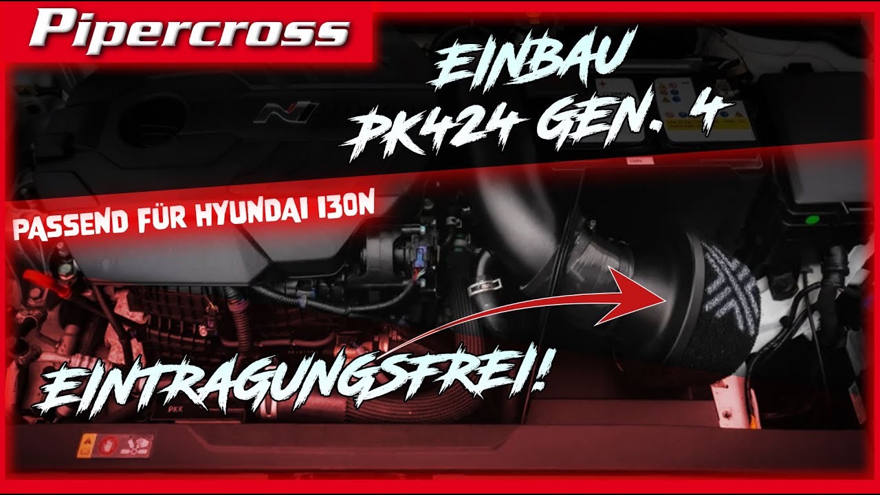 Offenes Ansaugkit passend für Hyundai i30N | PK424 Gen. 4 Montageanleitung