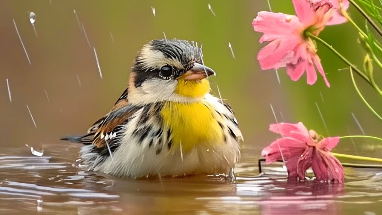 Soft Piano and Rainfall with Birdsong 🎶 Instantly Calm the Mind, Soothe the Soul, and Heal the Heart