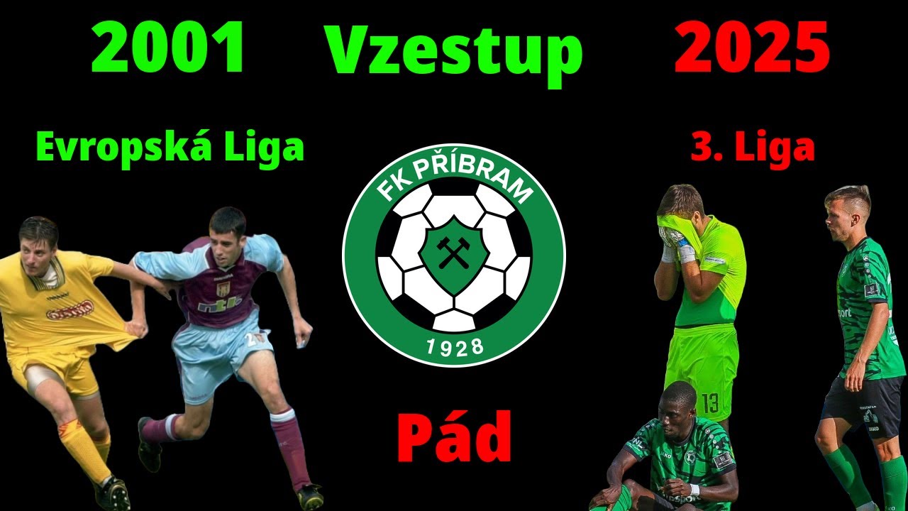 Vzestup a Pád FK Příbram - Z Evropských Pohárů až do 3. Ligy