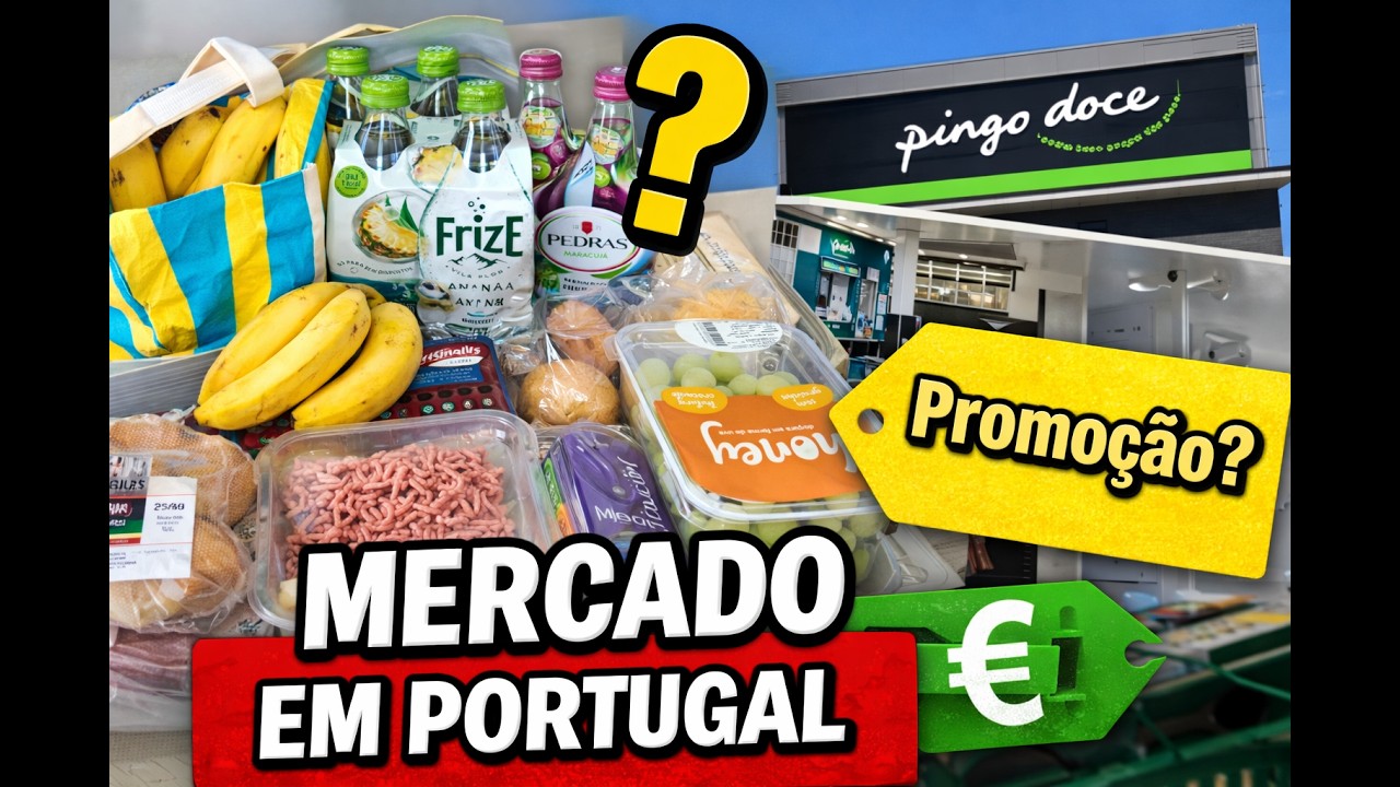 Quanto Custa Fazer Mercado em Portugal? 🛒 Compras no Pingo Doce em Aveiro