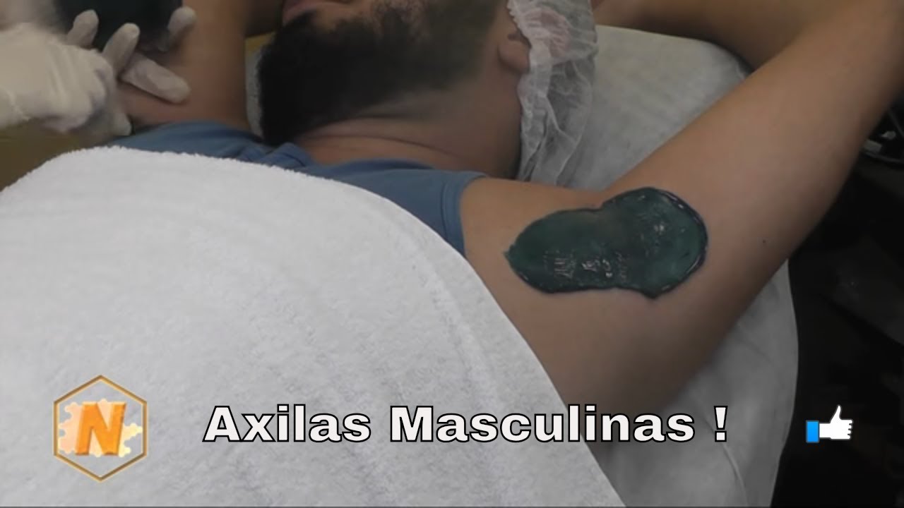 Faça Axila Masculina com Cera de Azuleno