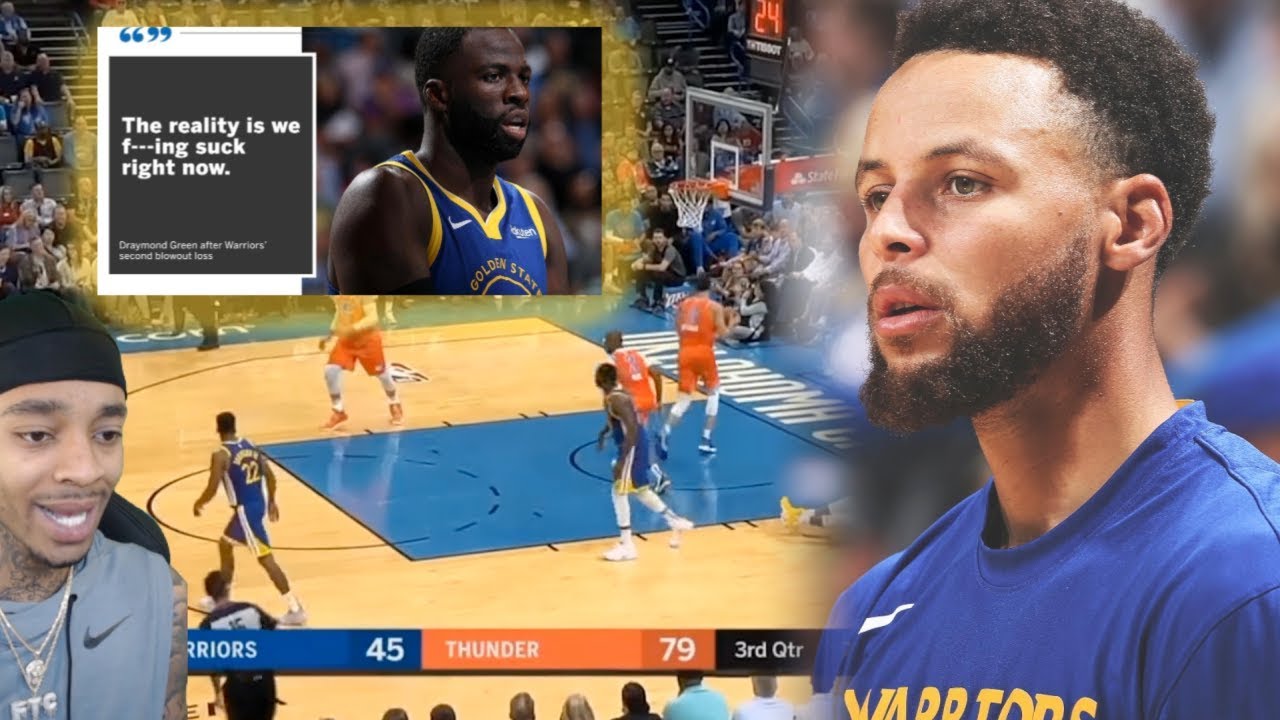 GSW REALLY SUCK NOW!🤦‍♂️ Reacting To Golden State Warriors vs OKC Thunder - Full Game Highlights!