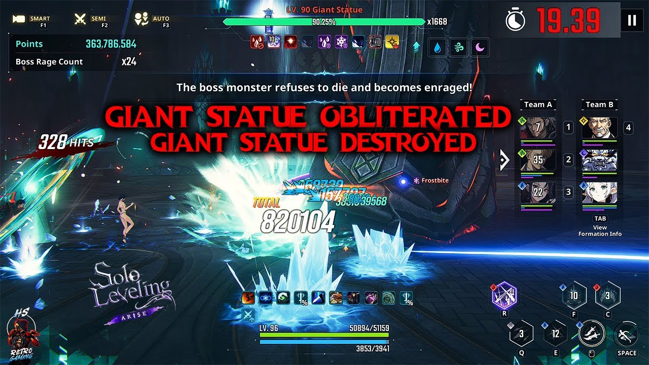 🔥 SOLO LEVELING: ARISE – GIANT STATUE FIGHT | HIGH INSANE DAMAGE RECORD! 🔥