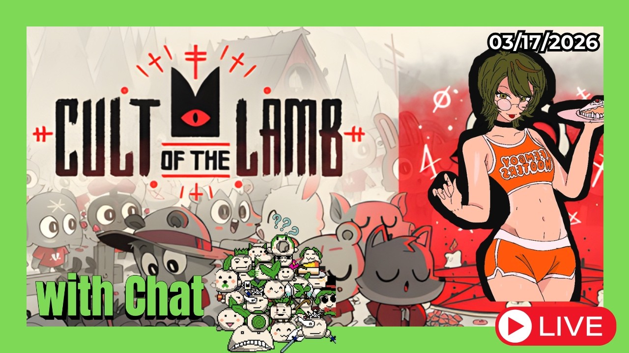 Would You Like To Join The Cult… I Have Cake 😉 | Cult of the Lamb [ Cactus VTuber Live ]