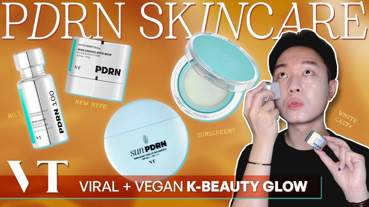 VT Cosmetics PDRN Essence Stick Balm & Sunscreen ☀️ Korean Skincare Review (oily skin)