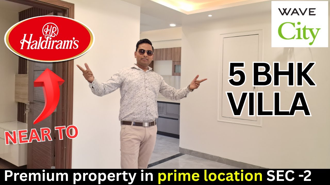 Ready to Move 5 BHK Luxury Villa in Wave City NH 24 Ghaziabad | Property Tour