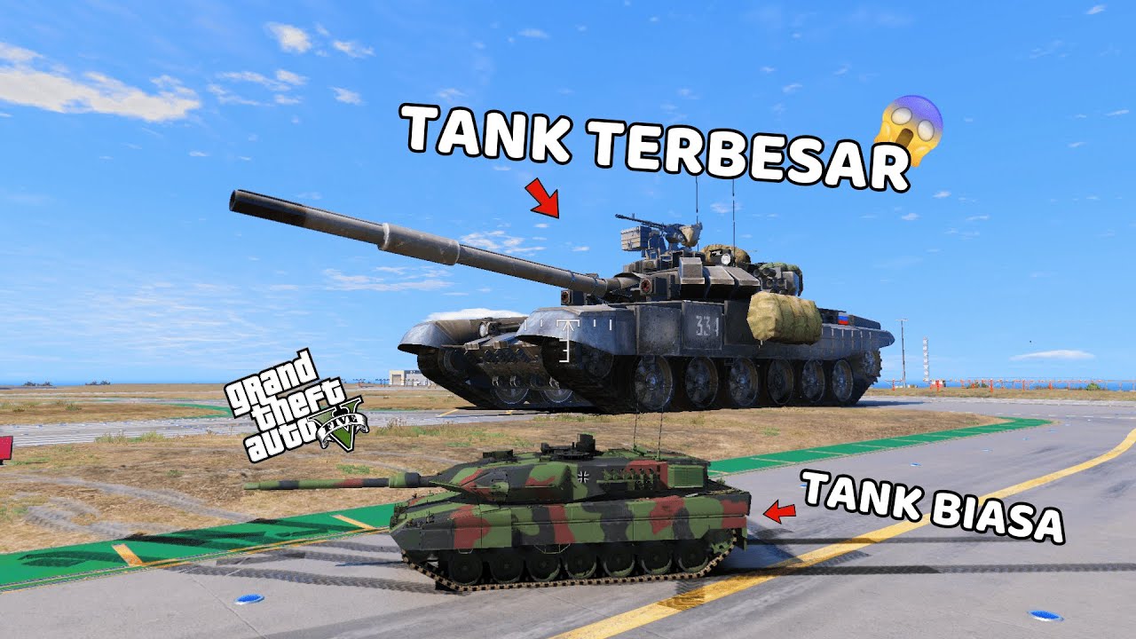 TANK TERBESAR DI GTA 5 - GTA 5 MOD