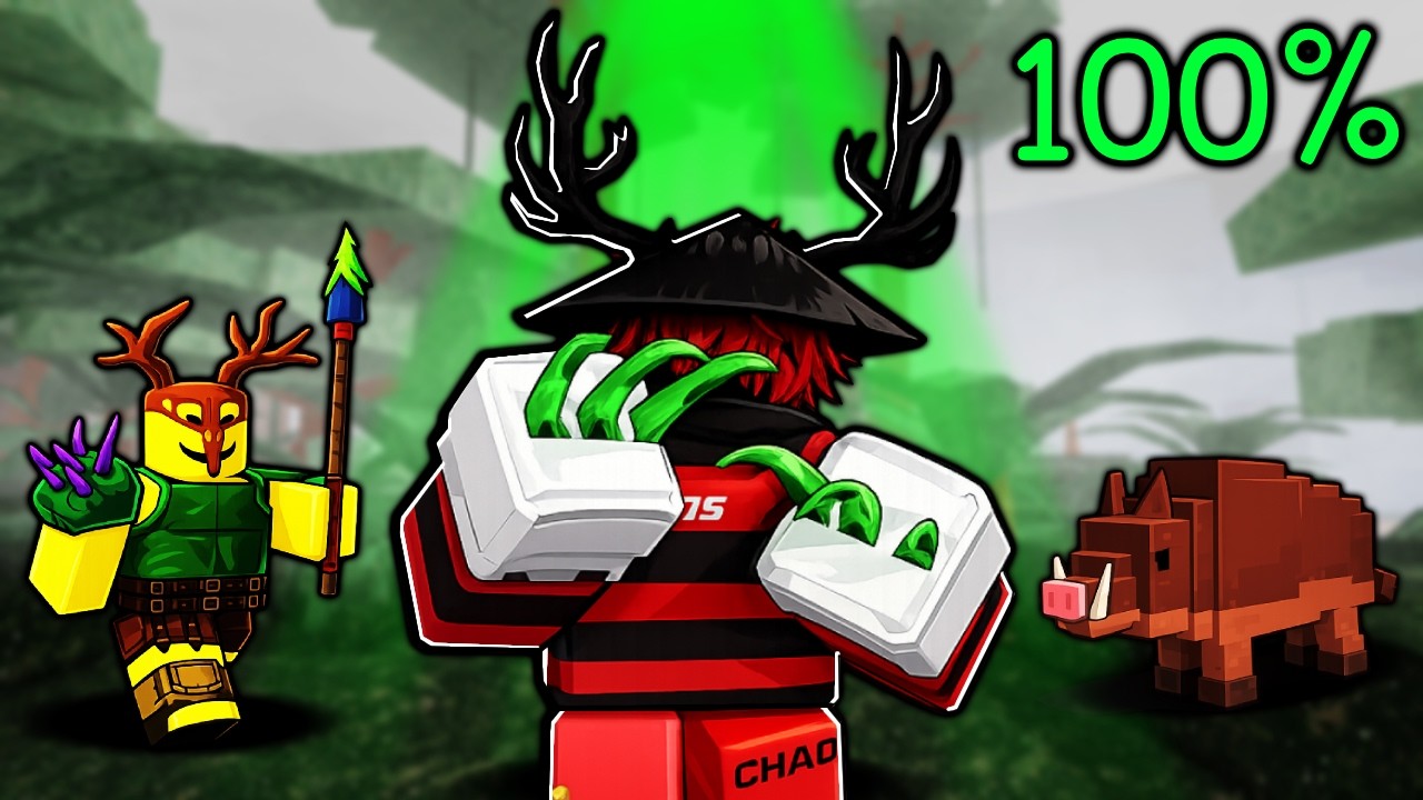 100% Completing JUNGLE BIOME In 99 Nights In The Forest!