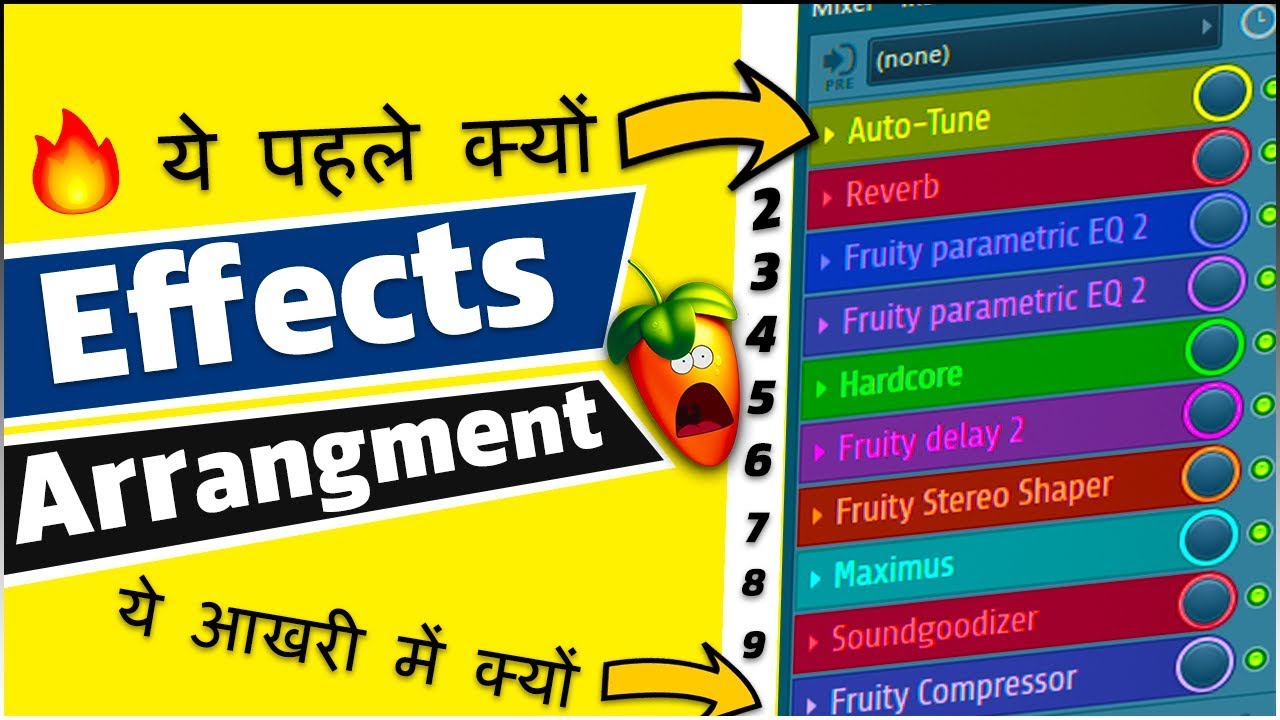 Effects Arrangments : How To Arrange Fl Studio effects In Right Order Fl Studio Tutorial