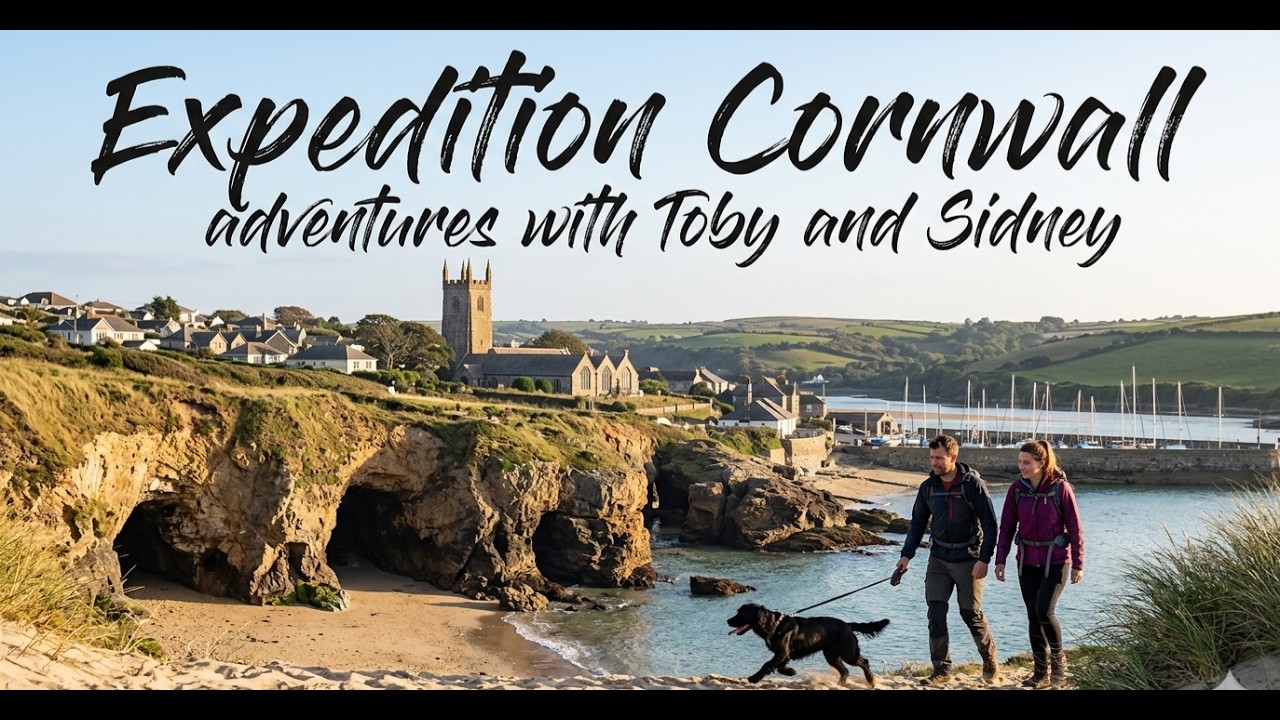 St Uny Church , Cemetery And Porthkidny Beach And Cave's 🐕❤️