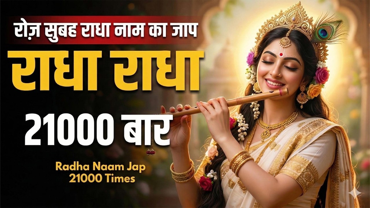 रोज़ सुबह राधा नाम का जाप | Daily Morning Radha Naam Jaap | Radha Naam Dhun | Radha Rani Bhajan