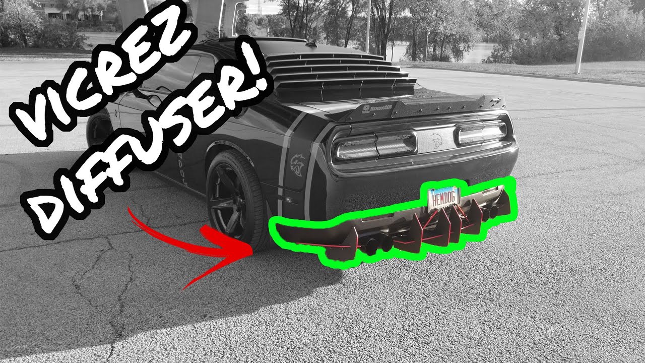 VICREZ CHALLENGER REAR DIFFUSER INSTALLATION!