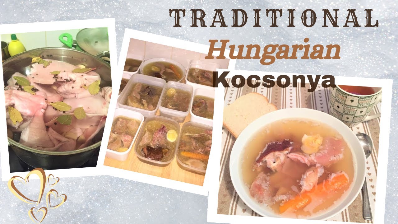 Traditional Hungarian Kocsonya Recipe | Classic Pork Jelly (Aspic) Tutorial