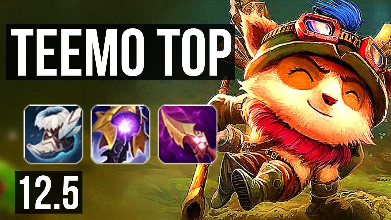 TEEMO vs SION (TOP) (DEFEAT) | 7 solo kills, 1.3M mastery | EUW Master | 12.5
