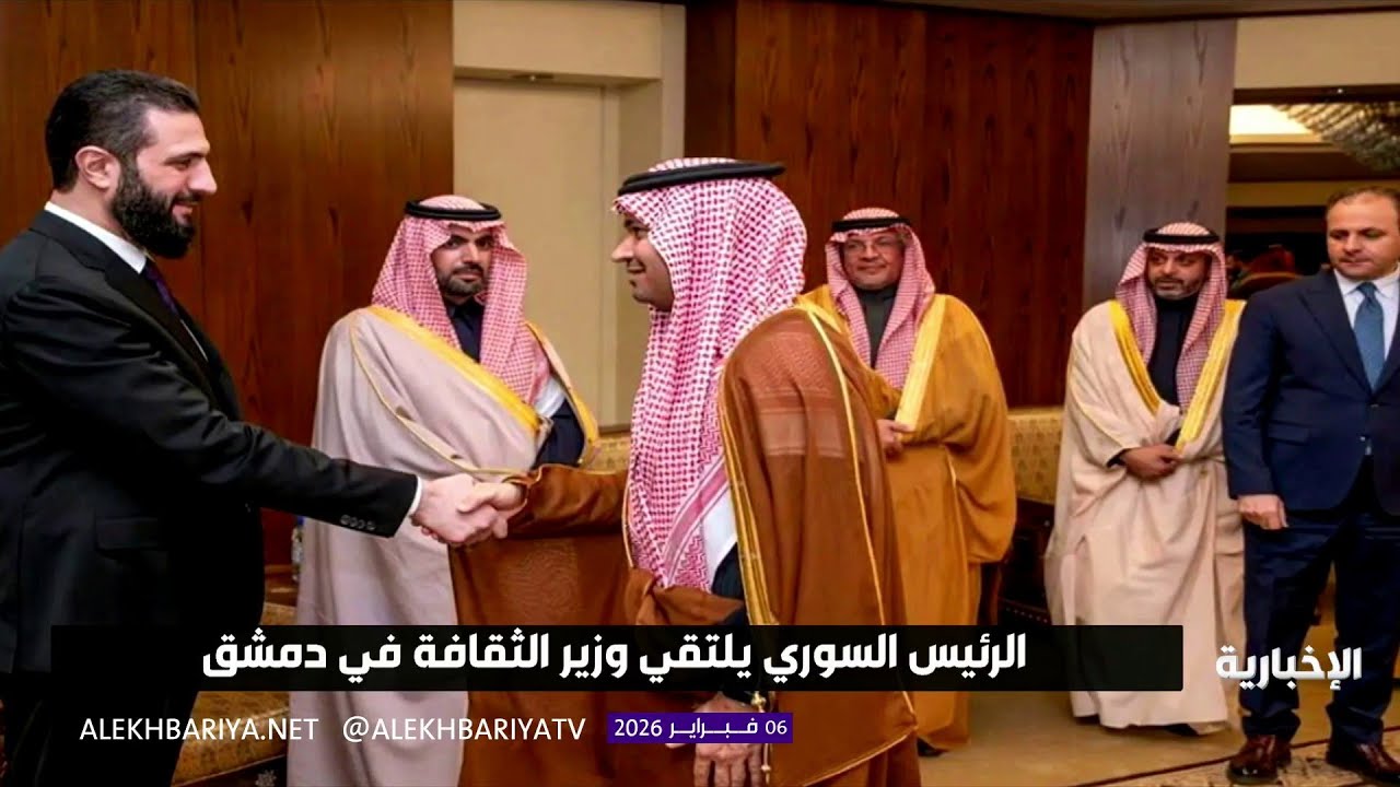الرئيس السوري يلتقي وزير الثقافة في دمشق