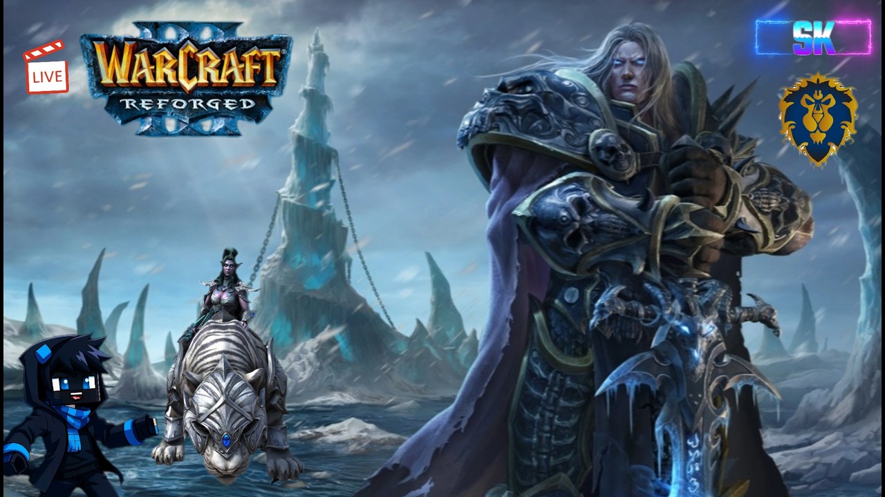 🔴Stream Live _  Warcraft III ⚔️  Dnes za Ľudí a Nočných Elfov 😜