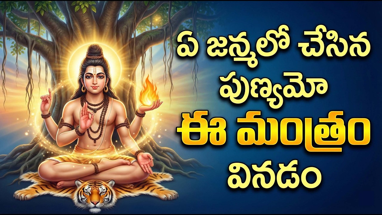 ఏ జన్మలో చేసిన పుణ్యమో ఈ మంత్రం వినడం | Powerful Dakshinamurthy Mantra @manadevotional01
