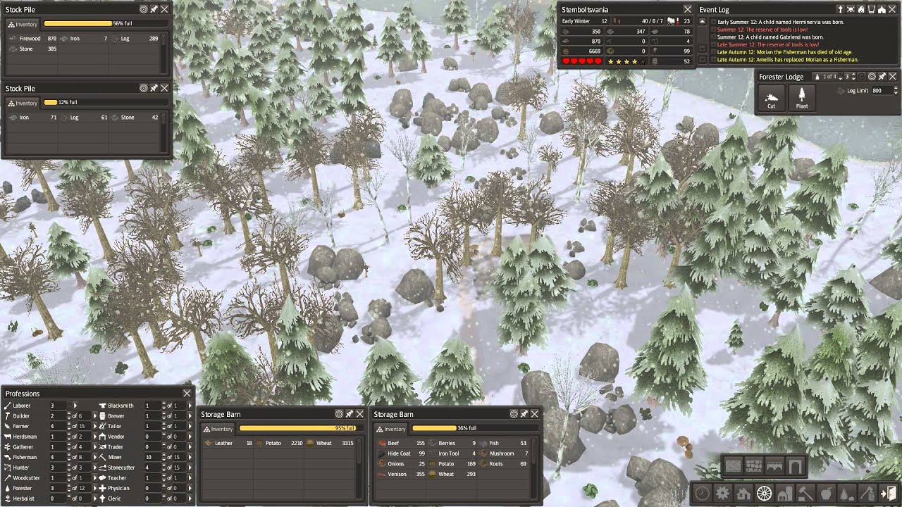 Banished Steam Longplay   Years 11 13