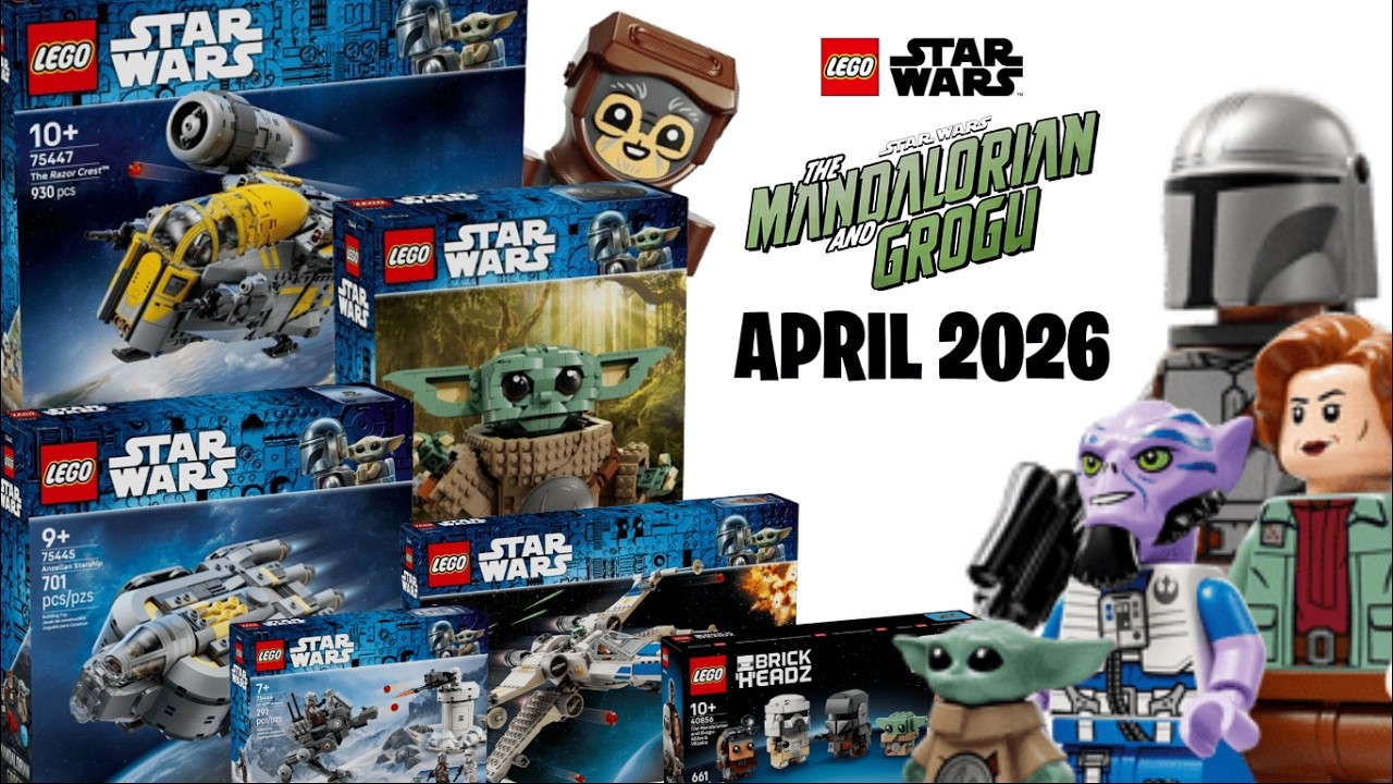 The LEGO Star Wars Mandalorian and Grogu Sets are INSANE