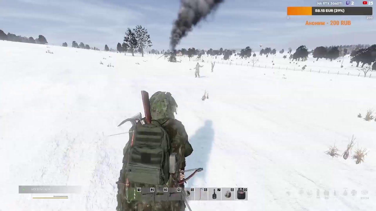Троитцкая военка, крафтовое оружие и медведь • Dark Project PvE Hard #dayz
