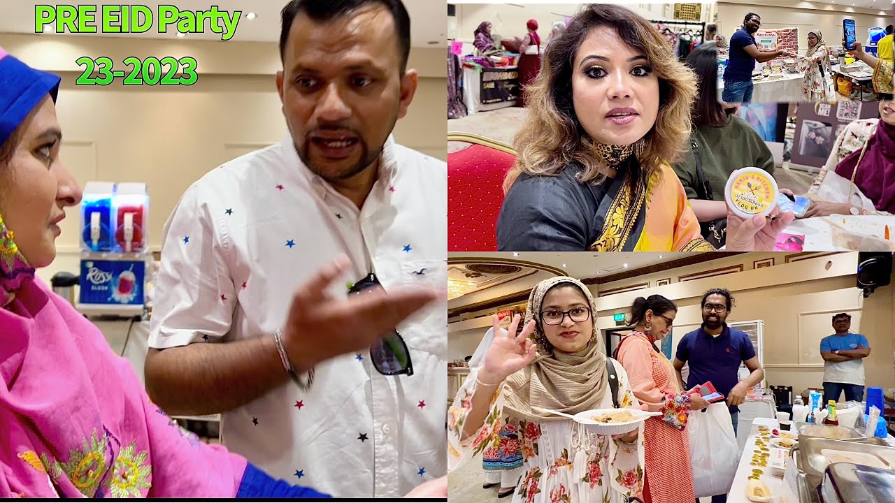 Pre Eid Mela ঈদ মেলাতে এসে দুই জন অভি নেতা নেত্রীর দেখা হলো অনেক আনন্দ করেছি #mela  #london #achar