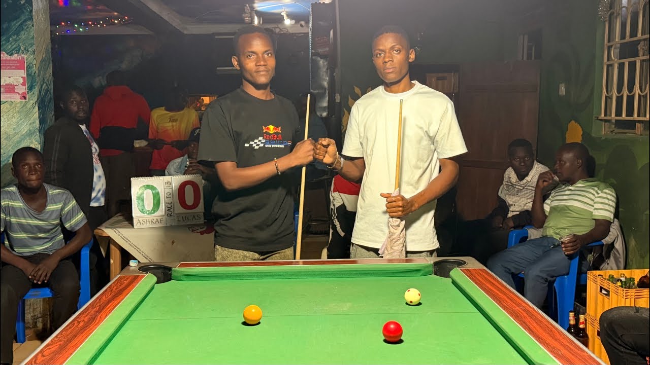 ASHRAF SSENTAMU 🆚 LUCAS BUMA | MONEY MATCH RACE TO 13. HALF LONDON HOTEL MITYANA