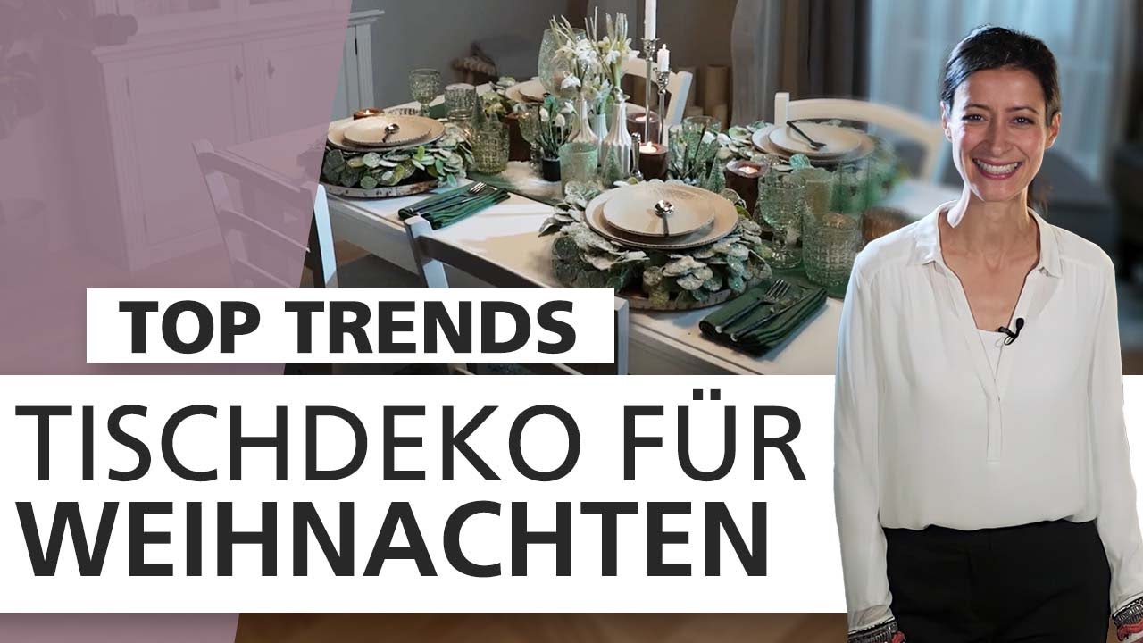 Tischdeko f&uuml;r Weihnachten 🎅 | Top Trends | INTERIYEAH! Einrichten mit SEGM&Uuml;LLER