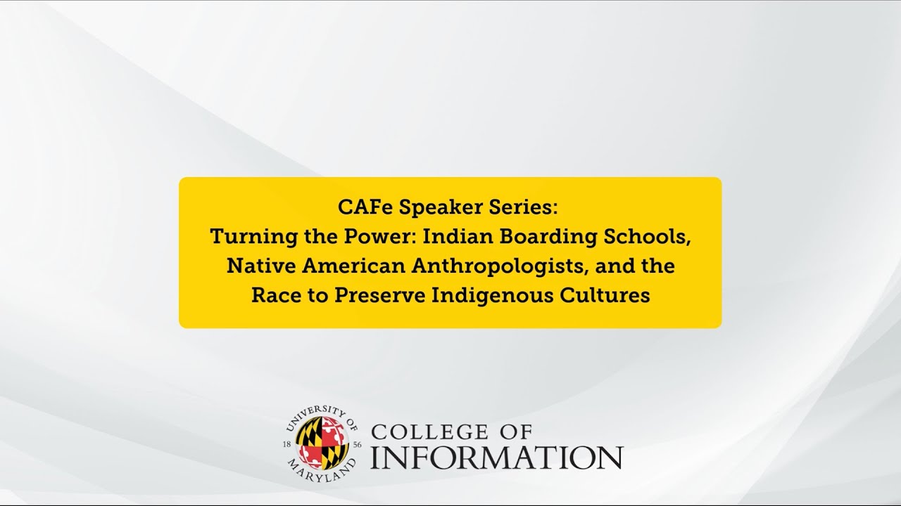 CAFe Speaker Series: Nathan Sowry - November 5, 2025 | UMD INFO College