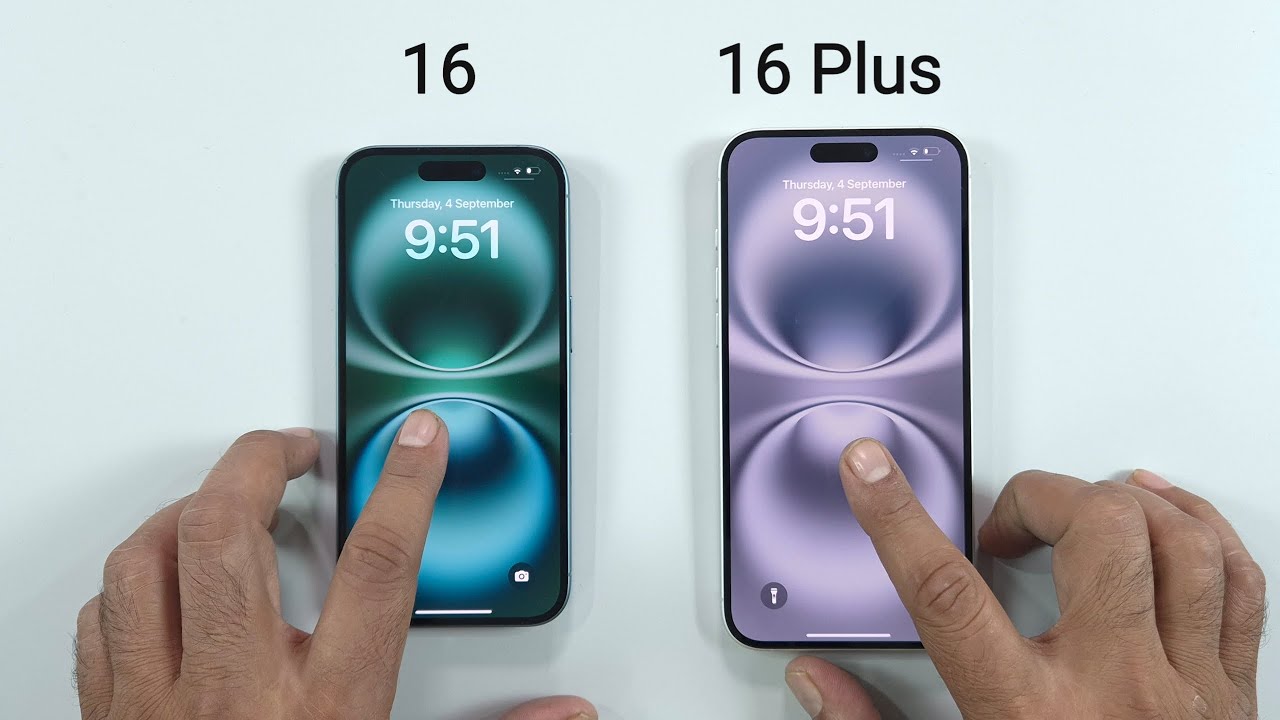 iPhone 16 vs iPhone 16 Plus Speed Test