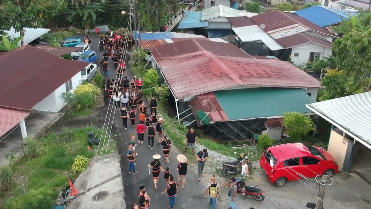 Perarakan majlis rumah terbuka gawai kampung Bumbok 2024 (22/6/24)