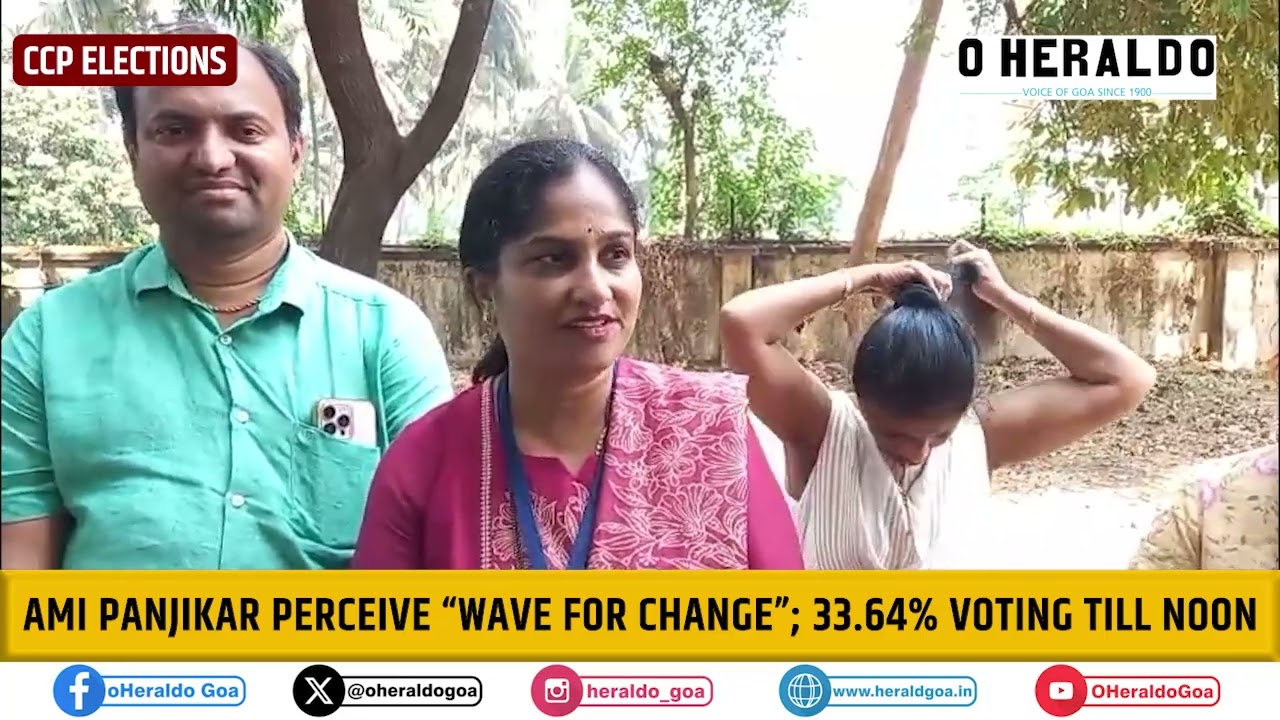 Ami Panjikar perceive “Wave for Change”; 33 64% voting till noon