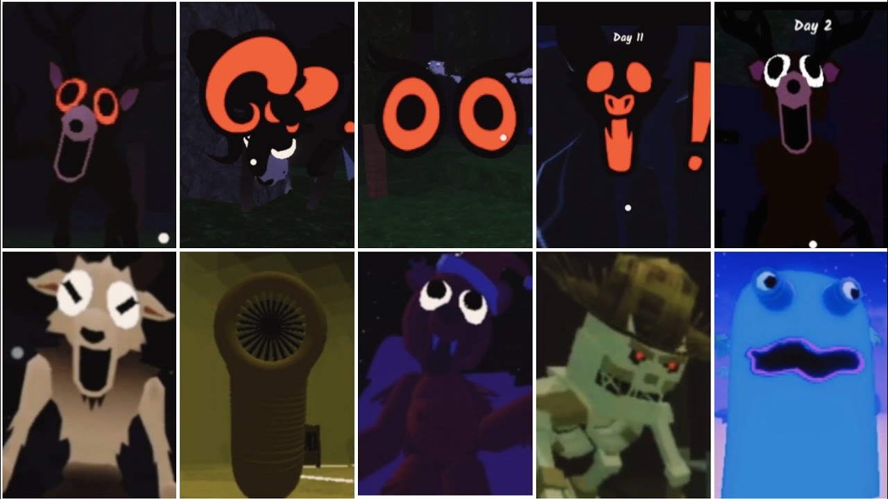 99 Nights In The Forest Deer Vs Owl Vs Ram Vs Bat Vs Bear Vs Goat Vs Pirate Vs Farm
