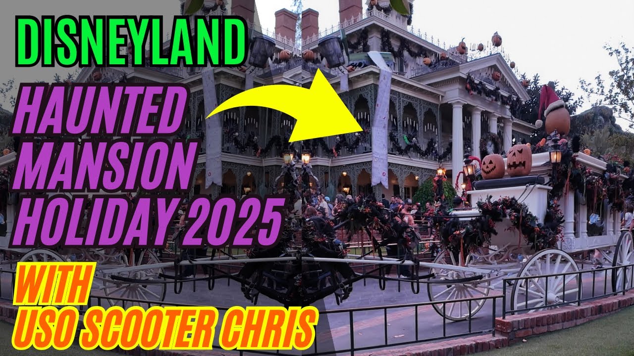 POV Haunted Mansion Holiday at Disneyland 2025!