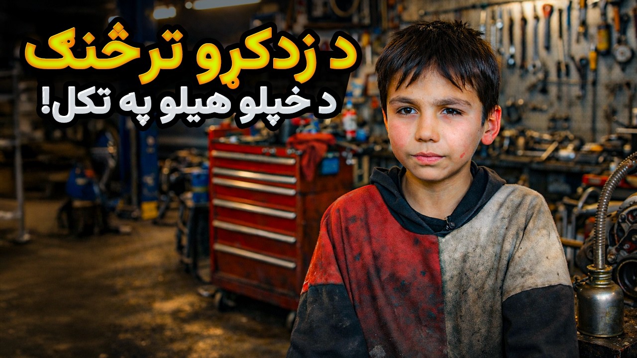 د کابل ښار یوه ۱۲ کلن ماشوم کیسه چې د لوبو په وخت کې د خپل هدف لپاره کار کوي