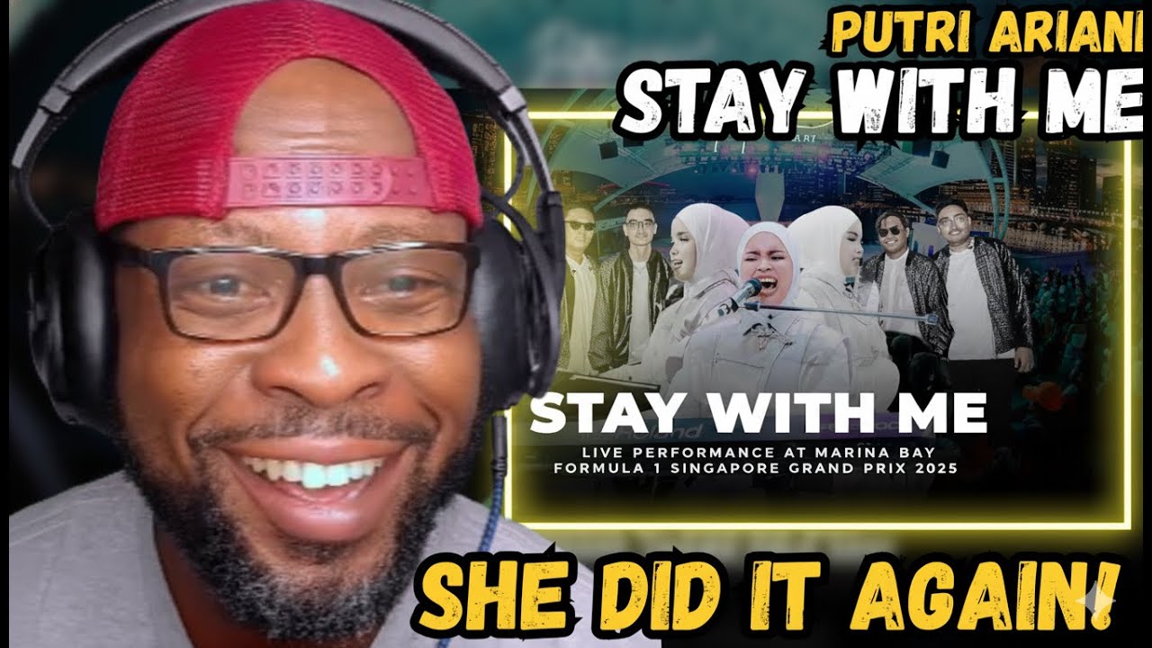PUTRI ARIANI SHOCKS F1 SINGAPORE! 😱🔥 “STAY WITH ME” LIVE PERFORMANCE REACTION! 🎤✨
