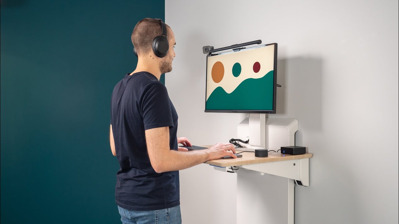 I Wall-Mounted My Desk Setup...