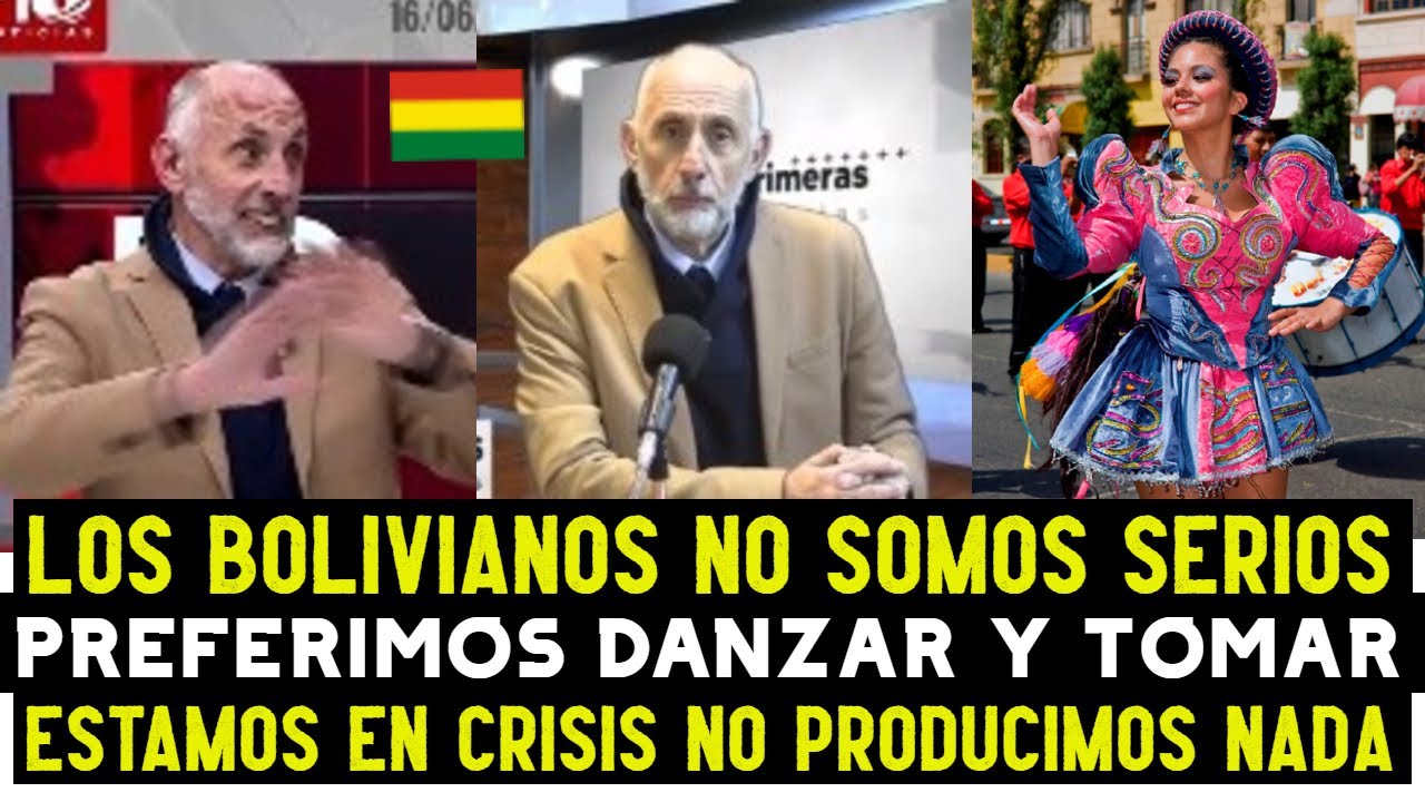 PERIODISTA BOLIVIANO FURIOSO PORQUE BOLIVIANOS MAS SE PREOCUPAN EN DANZAS QUE SOLUCIONAR SU ECONOMIA