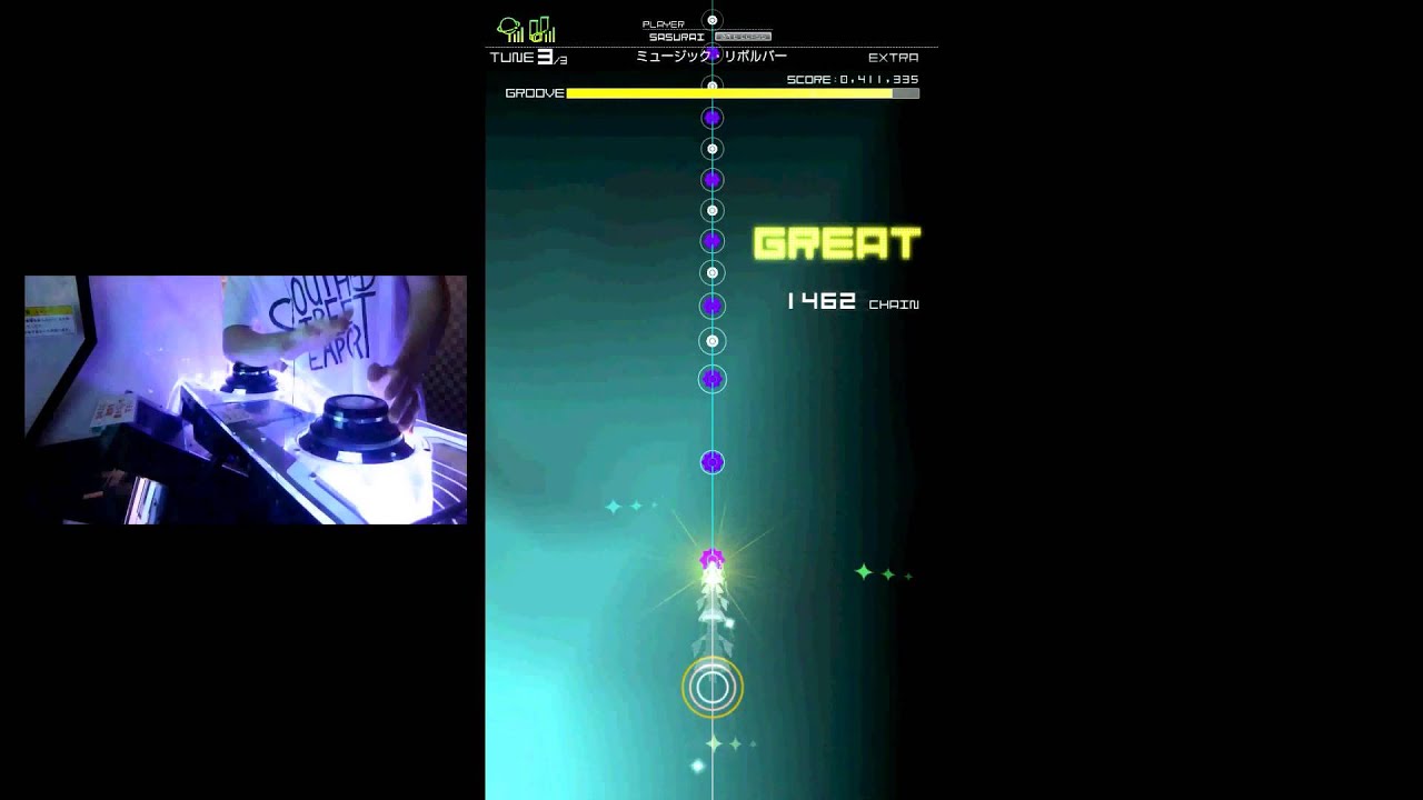 グルーヴコースター2「ミュージックリボルバー」EXTRA FC 995k 手元付き