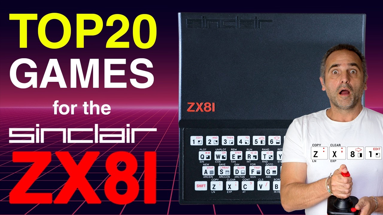 TOP 20 games for the Sinclair ZX81