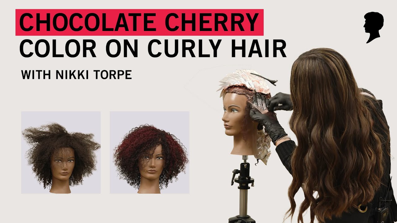 Cherry Chocolate Colour on Curly Hair | Formula & How-To