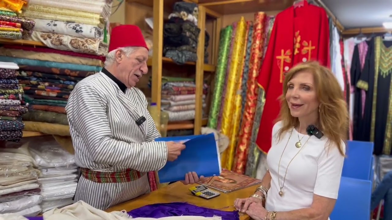 Bilal Abu Khalaf's shop_ The Fabric guy in the Old City-