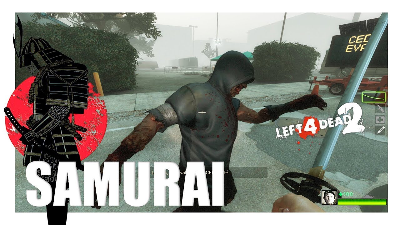 Left 4 Dead 2 Mutación: El Ultimo Samurai - Dead Center MELEE ONLY NO DAMAGE SPEED RUN