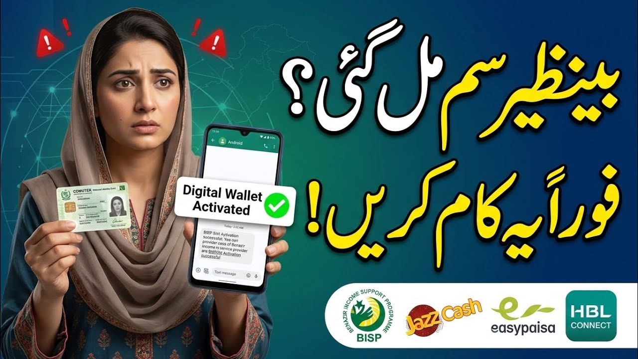 bisp wallet account kaise banaye | BISP wallet account biometric start today 